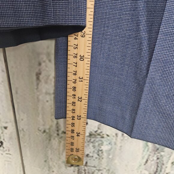 NWT Hugo Boss Pants Men's 40x33 Blue 100% Virgin Wool Office Business $198 - Picture 5 of 7